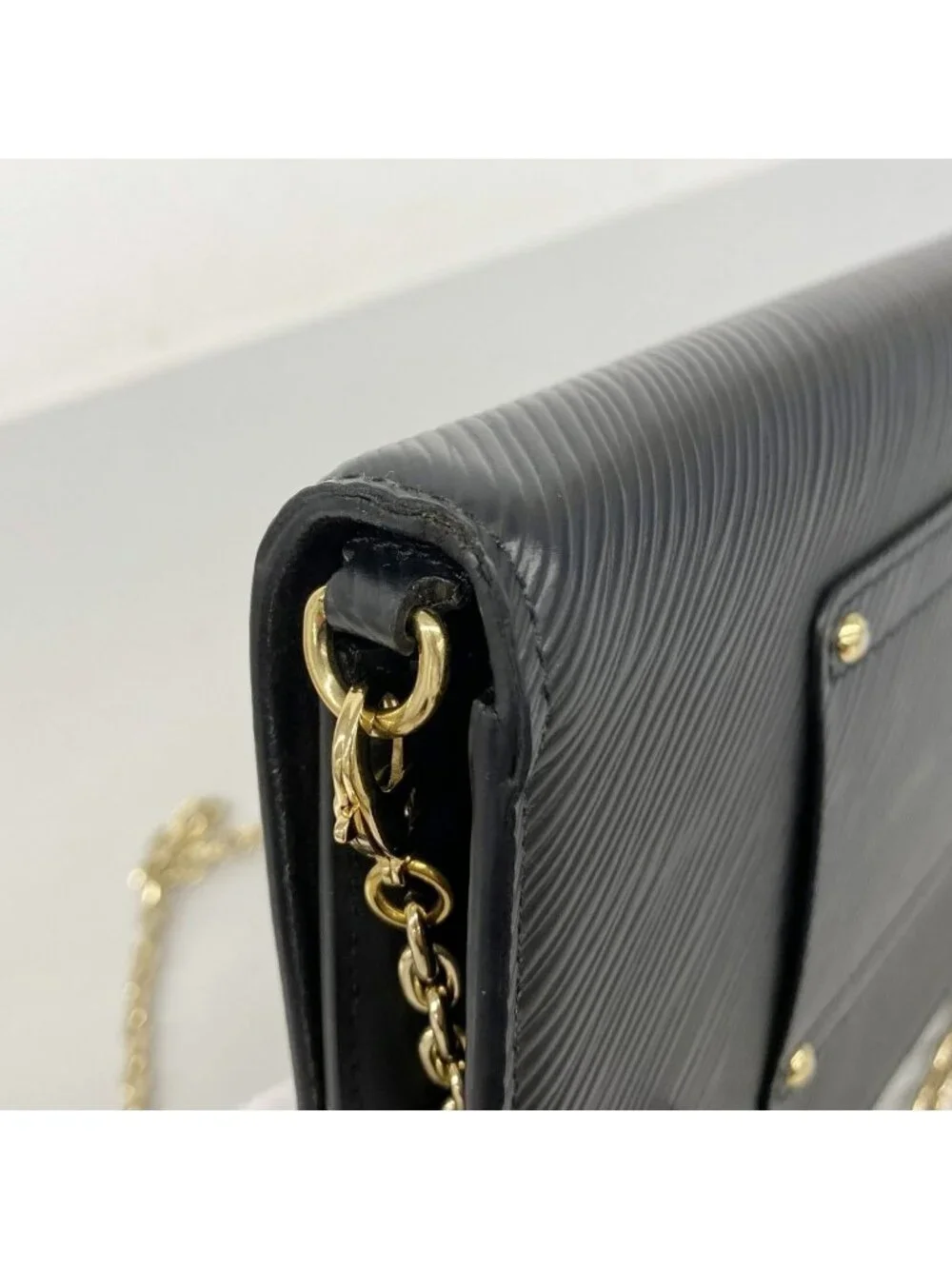 Louis Vuitton Shoulder Wallet Epi Portefeuille Twist Noir